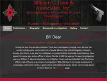 Tablet Screenshot of billdear.com